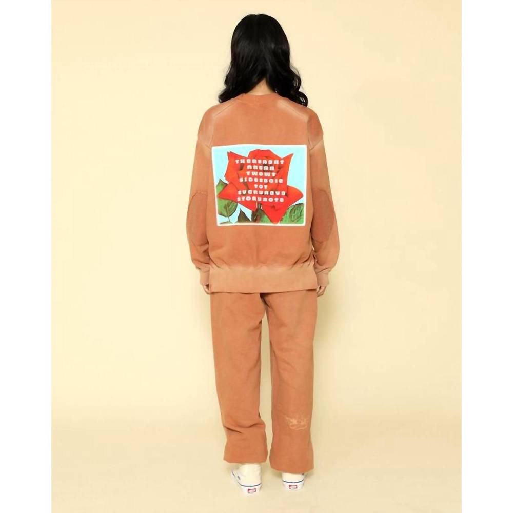NEW BOYS LIE from another perspective sweatpants in brown - Picture 2 of 2